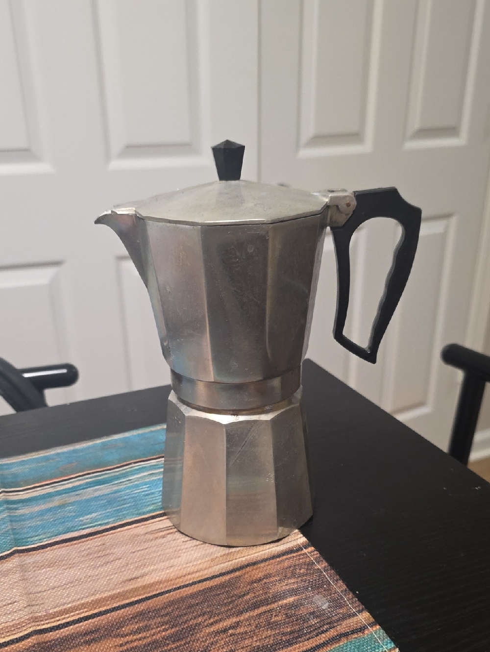 Classic Aluminum Stovetop Moka Pot Coffee Maker - Silver
